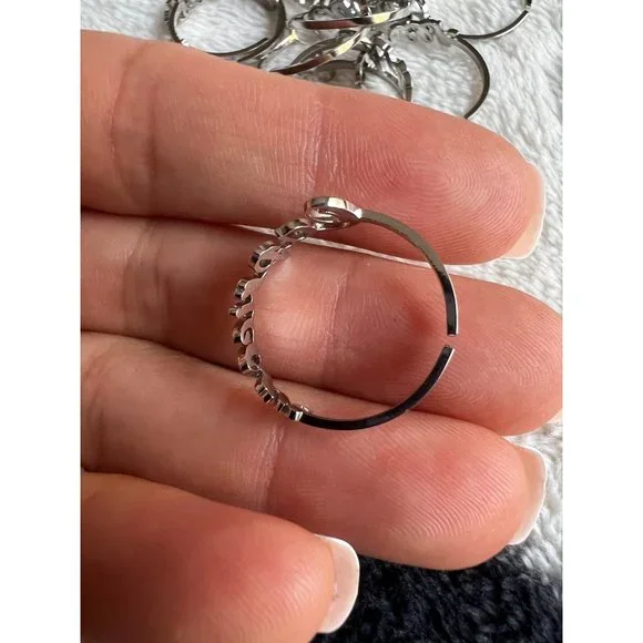 Stainless Steel ZODIAC Horoscope Rings - Picture 4 of 9